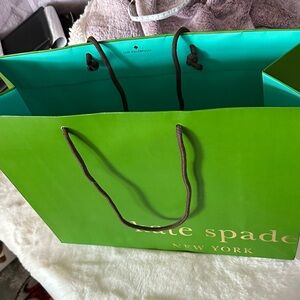 Kate Spade Vibrant Green Shopping Bag